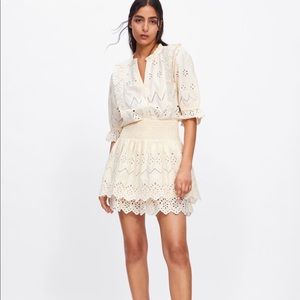 Zara top and skirt combined